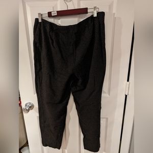 J. Jill Black Pants with Stretch Sz L